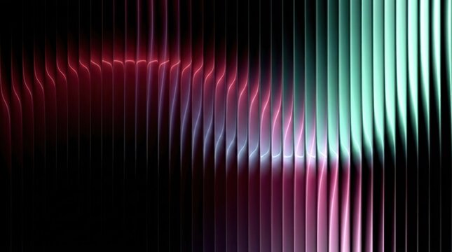 Abstract Colorful Rainbow Wave Background with Glowing Spectrum Lines, Digital Equalizer Pattern and Vibrant Gradient Motion Design Vector Illustration Wallpaper
