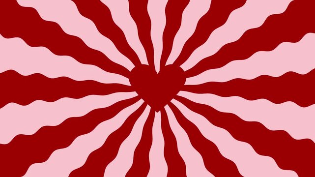 Pop art background animation. Comic Speed ​​ love and line 4K motion animation.