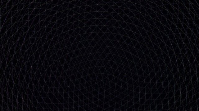 Abstract Geometric Line Grid Spirograph Mesh Background Loop Animation