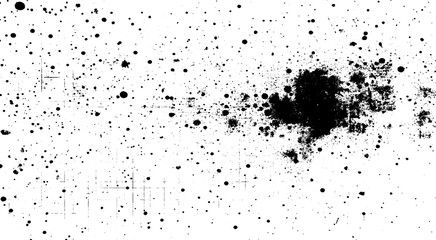 Fototapeta premium Speckle grain dot white paper noise texture with distress effect vector illustration Grunge grain scratched texture vector black and white grain noise