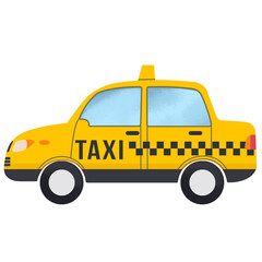 Illustration of a Taxicab Taxi © muhammadkhaidir