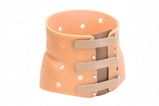 Rigid Medical Spinal Orthosis Back Brace with Adjustable Straps and Ventilation Holes