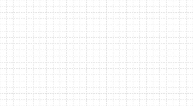White seamless grid pattern background vector grey blueprint dashed line tech abstract paper texture