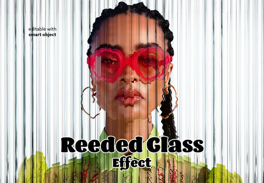 Reeded Glass Effect