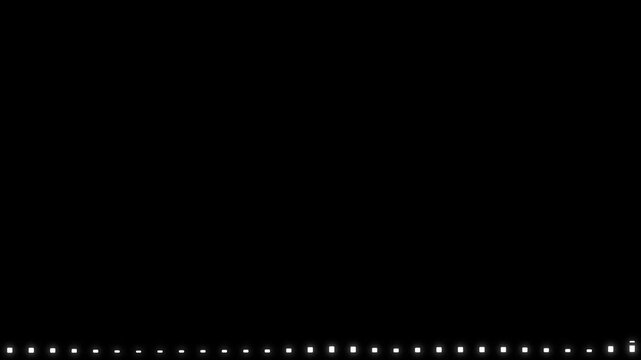 White audio waveform reacting to music beats, glowing digital equalizer animation, transparent on black screen background, minimalist futuristic design, seamless broadcast quality ultra HD 4K loop.