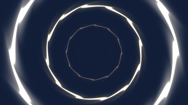 Deep Space Neon Vortex - Seamlessly Looping 4K Galaxy Tunnel Background


