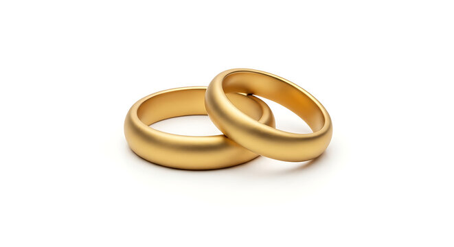 Elegant gold wedding bands a modern symbol of love and commitment