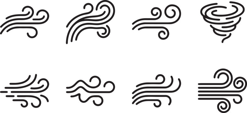 Black ink swirls, curls, and loops on white background