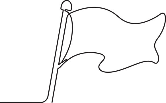 Black line of a person with raised arms
