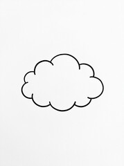 Obraz premium Cloud illustration weather symbol