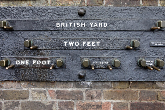 British Yard Measurement Sign