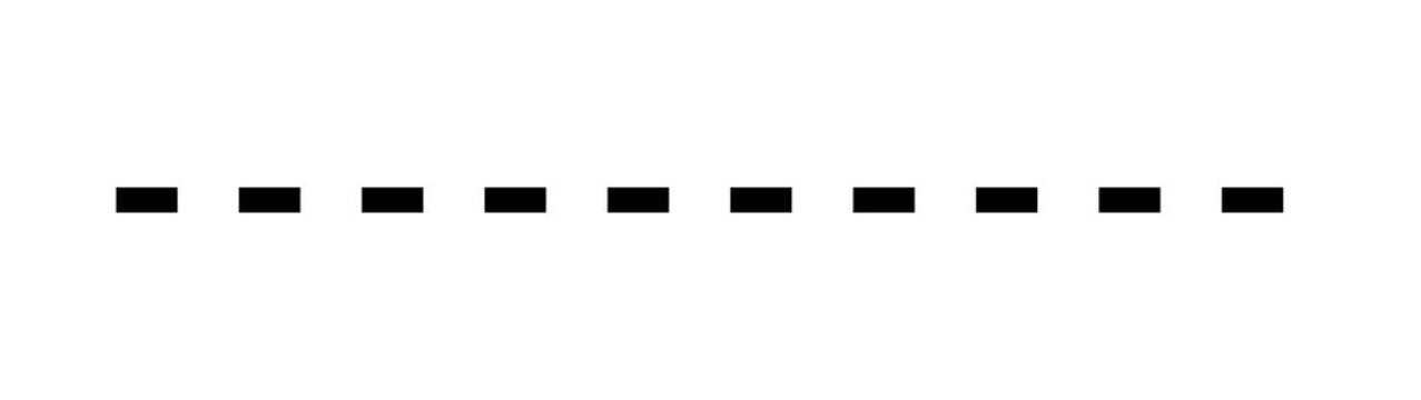 Horizontal dotted line design for divider, underline, border element, poster layout, template, Motion graphics of direction concept
