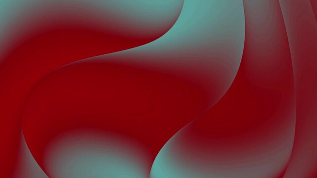 Soft liquid curves in deep crimson and bright teal, perfect for backgrounds, print designs, and visual branding projects. Vibrant colors.