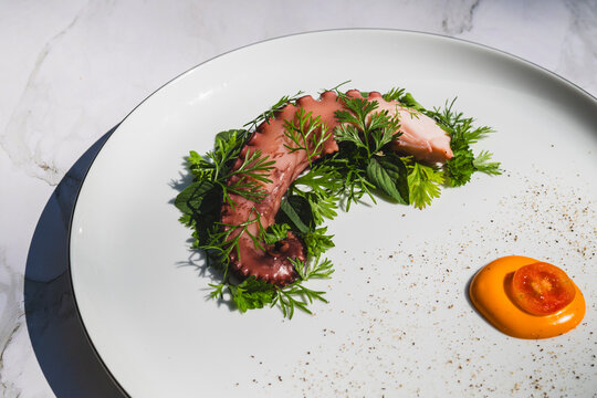 Grilled octopus