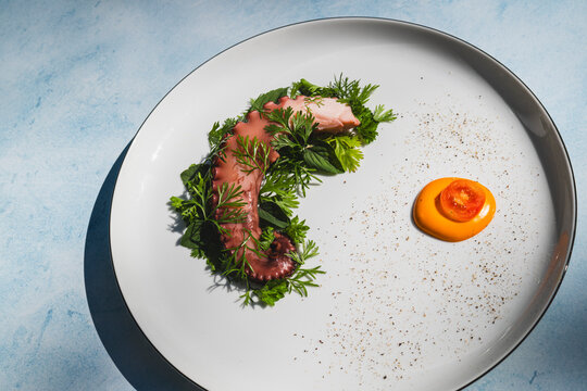 Grilled octopus