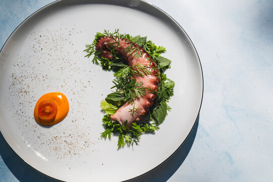Grilled octopus