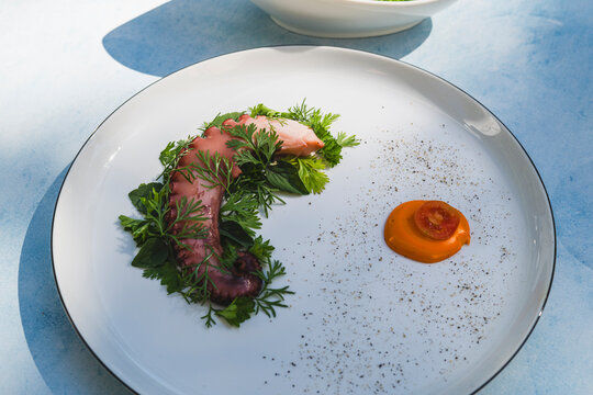 Grilled octopus