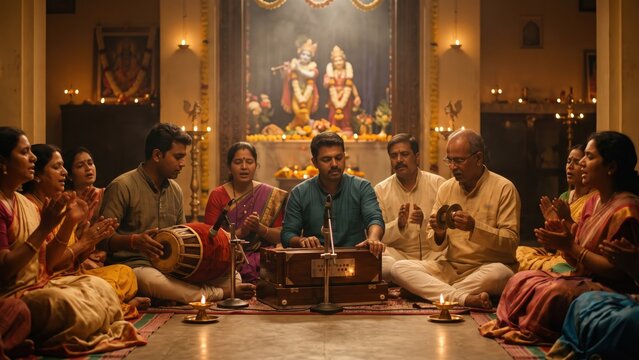 Janmashtami Kirtan Gathering &ndash; Devotional Music and Worship