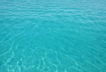 Obraz premium Calm turquoise sea water surface close-up