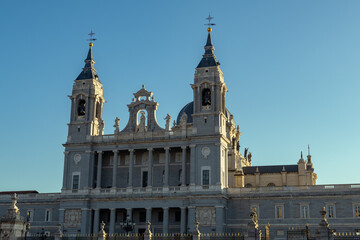 Fototapeta premium Madrid city view and architecture, Spain
