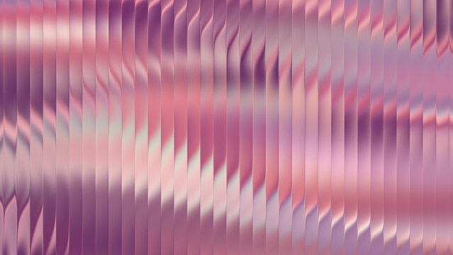 Fractal glass texture with ribbed reflective surface. Abstract geometric pattern for modern design and digital backgrounds.