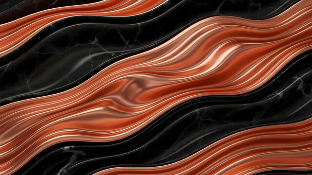 Luxurious red and black marble pattern with wavy liquid texture design element for premium backgrounds and luxury product packaging