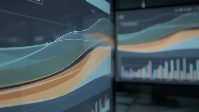 Screen details in focus reveal wind speed parameter thresholds for climate risk insurance claims set against a softly blurred secondary panel displaying historical data.
