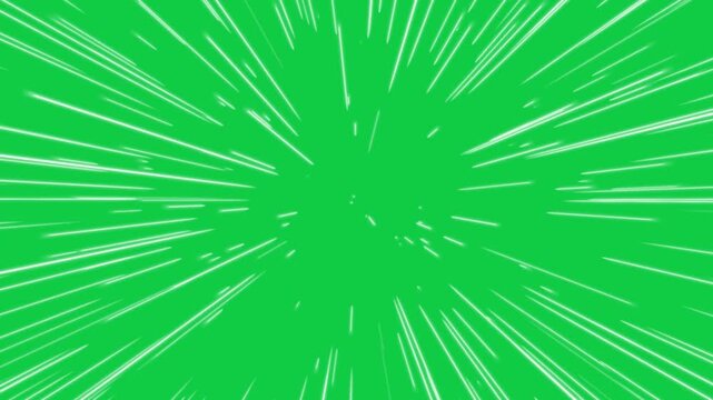 abstract neon speed lights streaks isolated chroma key animation, green screen fiber energy lights flow technology and science stream social media motion design element