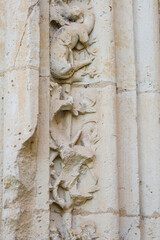 Architectural details of The Convent of San Francisco in Zamora city, Spain © SoniaBonet
