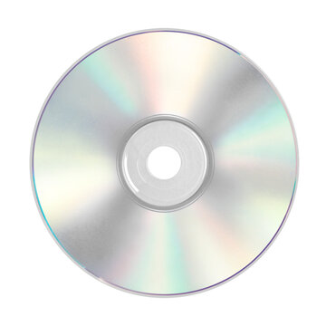 Realistic cd media high definition, isolated on transparent background