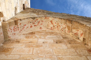 Architectural details of The Convent of San Francisco in Zamora city, Spain © SoniaBonet