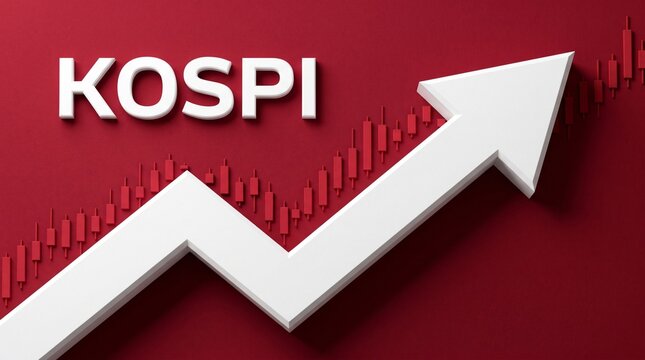 코스피 주가 지수 회복 비즈니스 투자 성장 / KOSPI株価指数回復 ビジネス投資成長 / KOSPI stock index recovery business investment growth