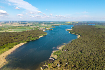Rajgrodzkie Lake – a lake located in the Elk Lake District. Poland © Tomasz Warszewski