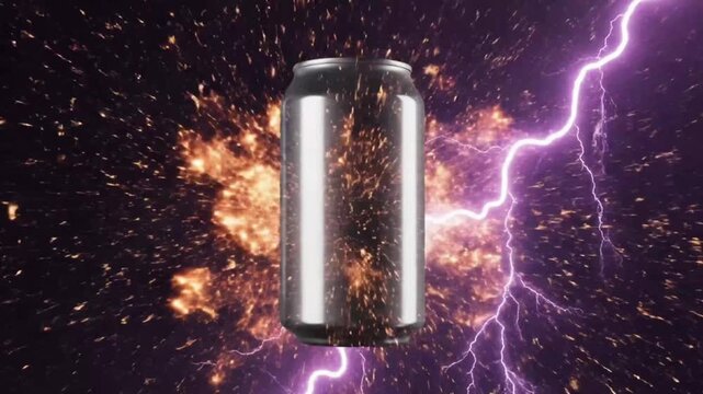 Green energy concept, glowing battery icon with leaf symbol made of digital particles on dark background
