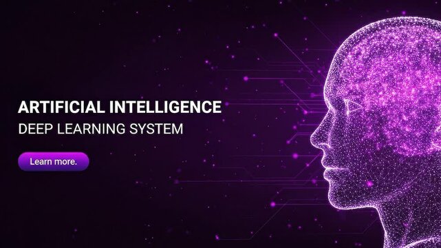 Artificial intelligence deep learning system concept