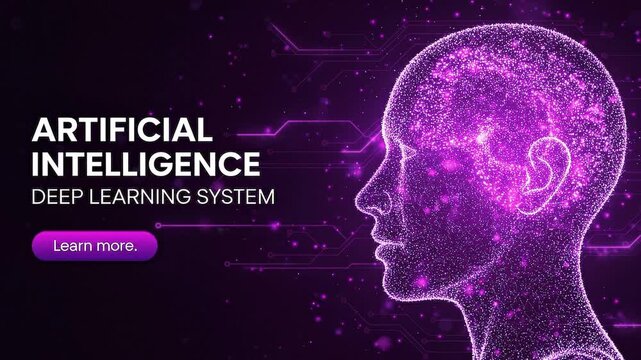Artificial intelligence and deep learning concept