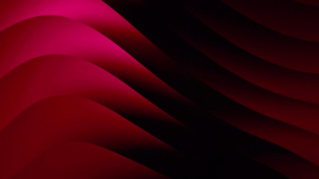 Dark magenta abstract patterns with smooth rhythmic curves, gradients, soft shadows, and deep light. Suitable for backgrounds, wallpapers, or artistic designs.