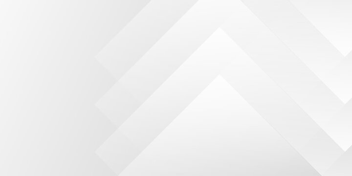 Minimalist white and light gray abstract geometric background featuring subtle overlapping diagonal shapes and clean vector texture for modern corporate design