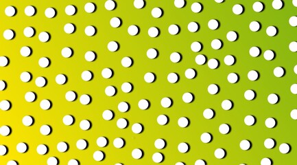 Abstract polka dot pattern on gradient green background with gradient abstract geometric background wallpaper decorative creative backdrop composition ornamental seamless illustration. © Destiny