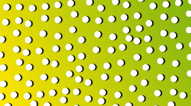 Abstract polka dot pattern on gradient green background with gradient abstract geometric background wallpaper decorative creative backdrop composition ornamental seamless illustration.