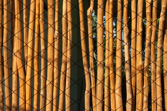 rusty metal wire fence background