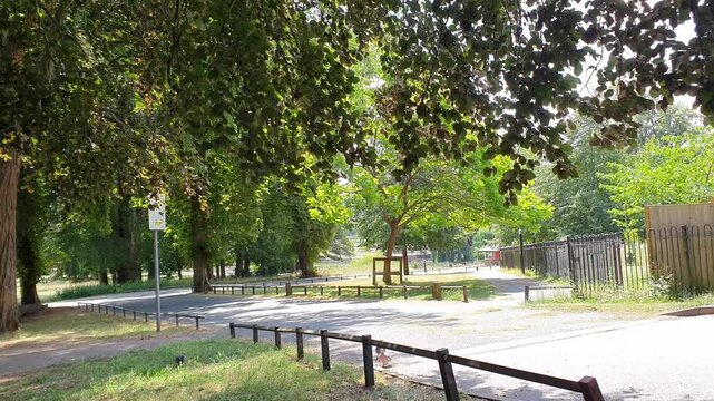 Trees at Local Public Park of Luton City England United Kingdom, Footage Was Captured During Walk on July 9th, 2026