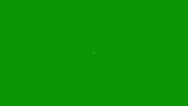 Sparkling white cartoon star twinkle animation, cute blinking doodle stars flat vector motion graphics, magical glitter dust trails and glowing light burst overlay on 4k green screen,