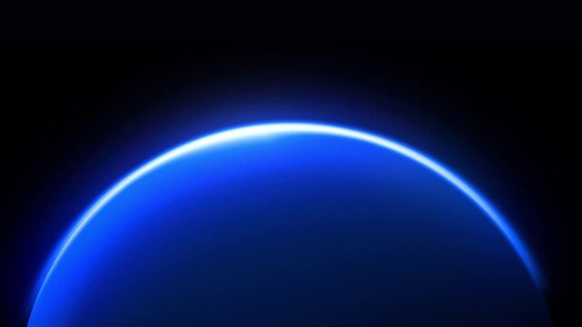 Glow Horizon of a Blue Planet in the Cosmic Void