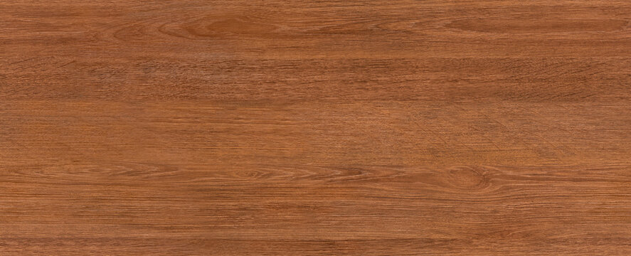 Wood seamless texture background. Old rustic brown woodgrain tile pattern.