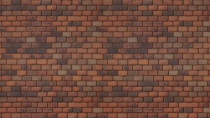 Fototapeta premium Old rustic brick wall texture with red and brown colors