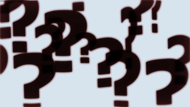 Floating Question Marks