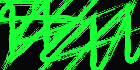 Gaming esport background striking stripes electric banner vector illustration design green black grunge brush wing comic pattern modern abstract concept livery stripes decal paint splash splatter. © Ahlakul Karimah