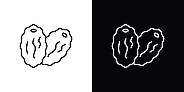 Date fruit icon simple elements series
