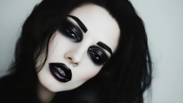 Evil Queen with Gothic Makeup